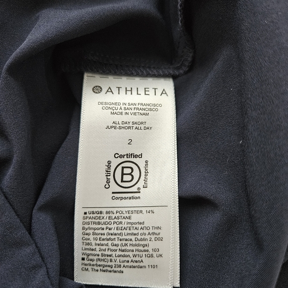Athleta Women's All Day Skort Navy Size 2 - Picture 12 of 16